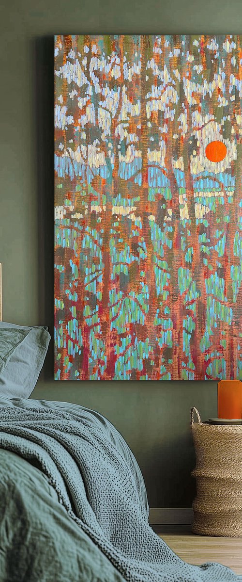 Through the Pine Branches by Ekaterina Prisich