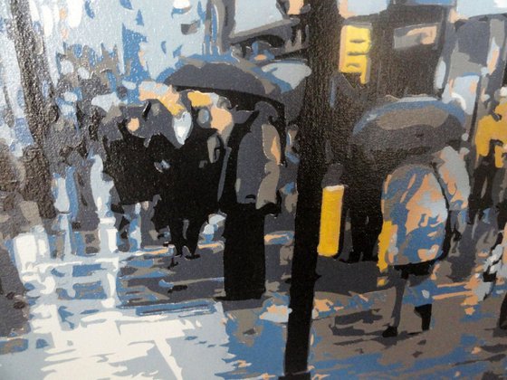 Rainy Day, Oxford Street, London