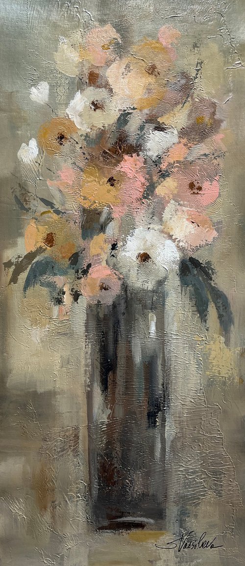 Textured Floral II by Silvia  Vassileva