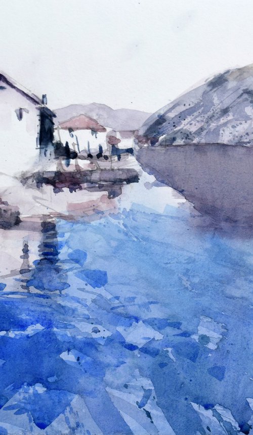 Adriatic sea hint 2 by Goran Žigolić Watercolors