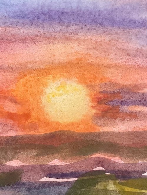 North Dorset Sunrise by Samantha Adams