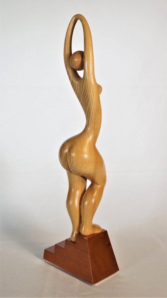 Nude Woman Wood Sculpture GRACE