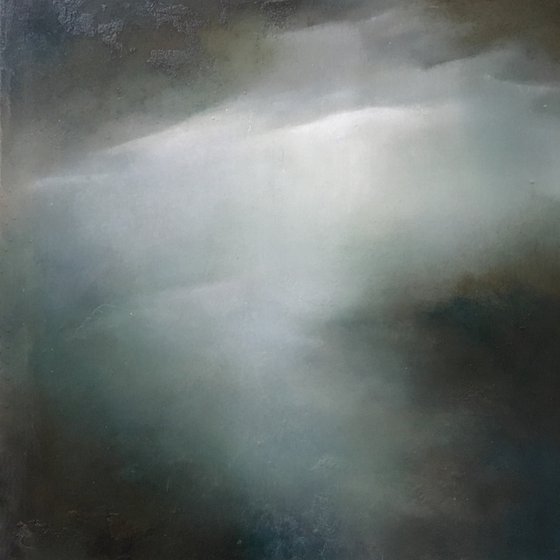 Wave began to fall 40X40 cm