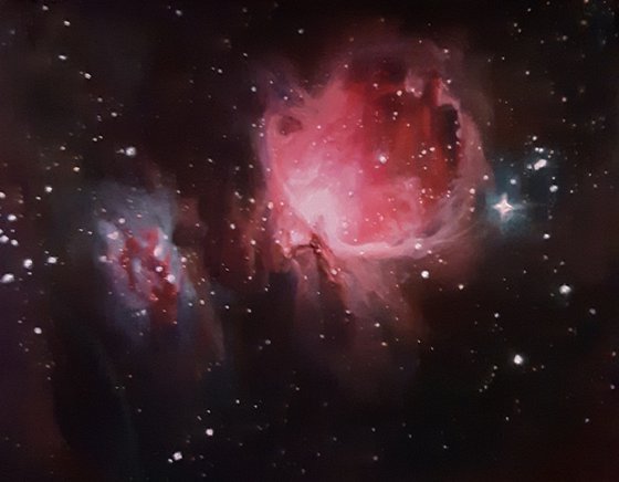 Orion and Running Man Nebula