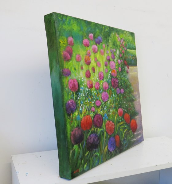 A Display of Alliums