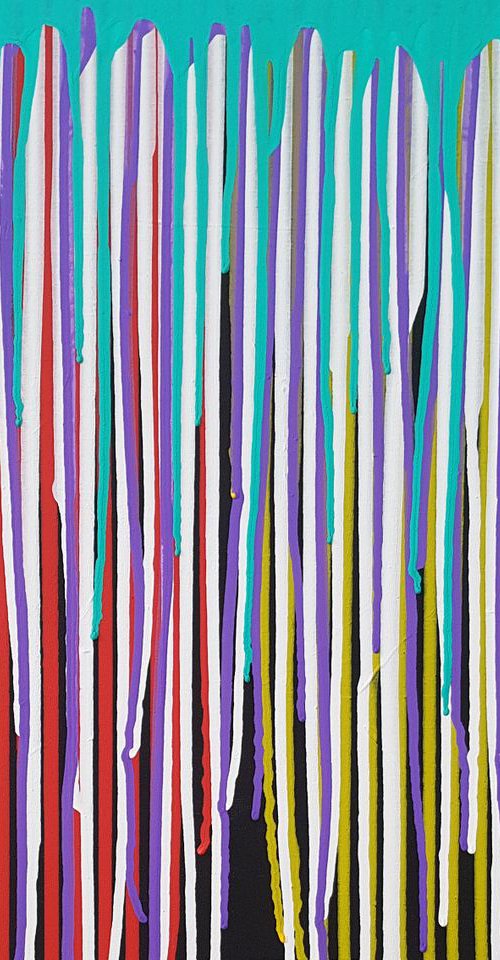 Abstraction Spring after cold, 50×40 cm, original art, FREE SHIPPING, decor / gift / present by Larissa Uvarova