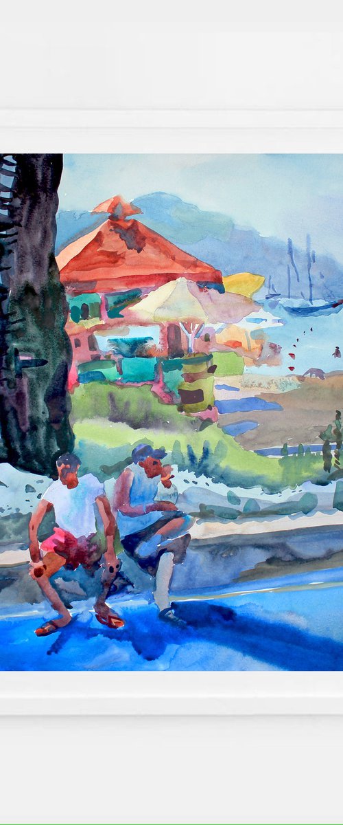 Harbor in the Marmaris by Tanbelia