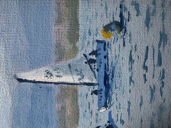 Seascape with Sailboats 52