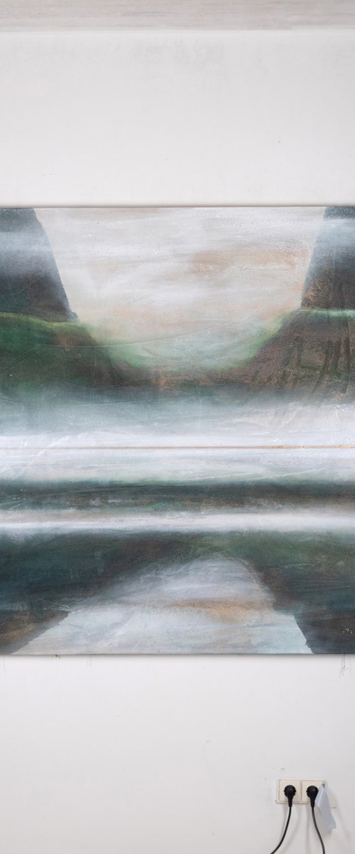 No. 22-70 (140 x 140 cm ) by Rokas Berziunas