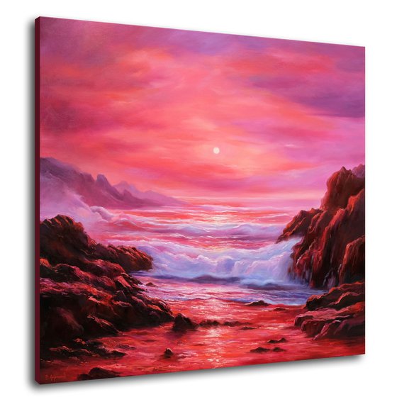 Red Seascape Fantasy