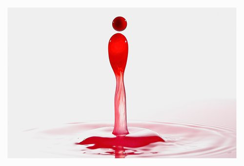'Almost There' - Liquid Art Waterdrop Collection by Michael McHugh