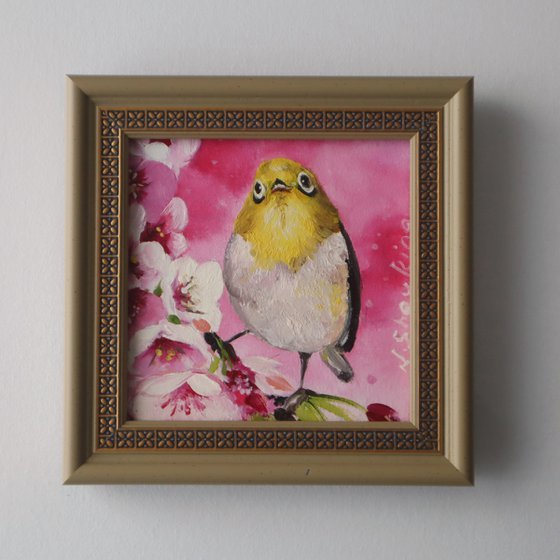 Yellow Bird, Small Painting