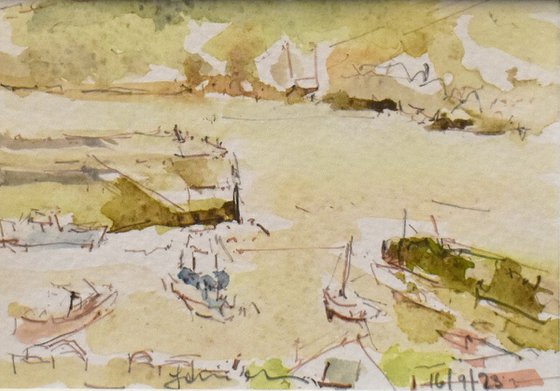 Cemaes Bay, Anglesey , North Wales -Watercolour Study No 1