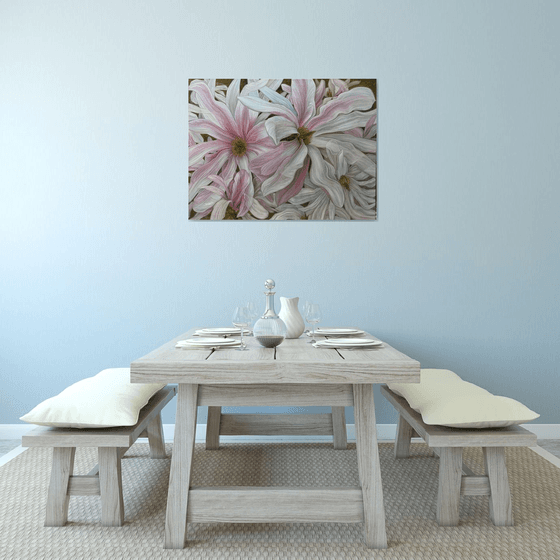 Ethereal Magnolia Bloom