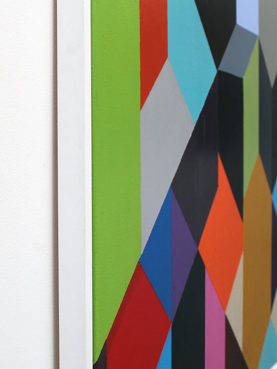 Geo Blocks No 1 (Framed)