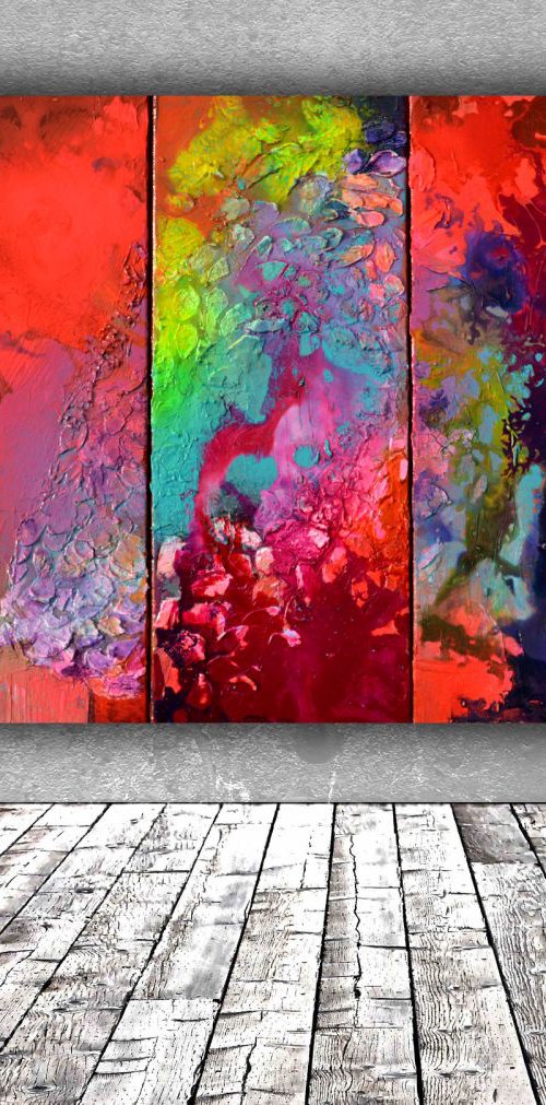 The Energy of Colors - Ready to Hang by Soos Tiberiu