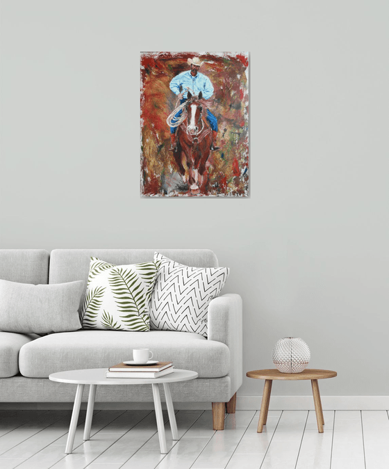 Cowboy I... /  ORIGINAL PAINTING