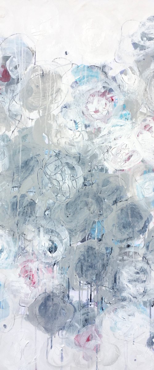 White Roses by Angelika Millmaker