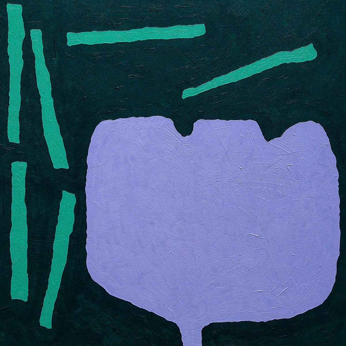 Abstract Acrylic Painting By Ayesha Pearce, 20 X 20, Rosemary, Original Artwork