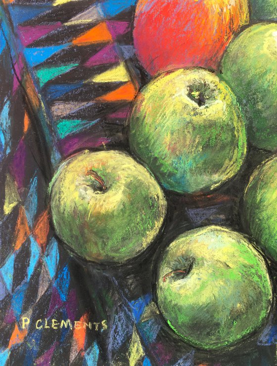 little Green Apples Pastel