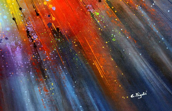 Rise Again  - Large original abstract painting