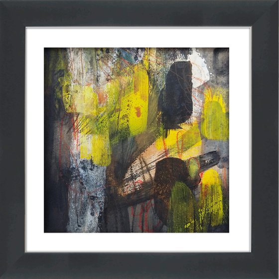 Abstraction #24 - Framed and ready to hang - original abstract painting