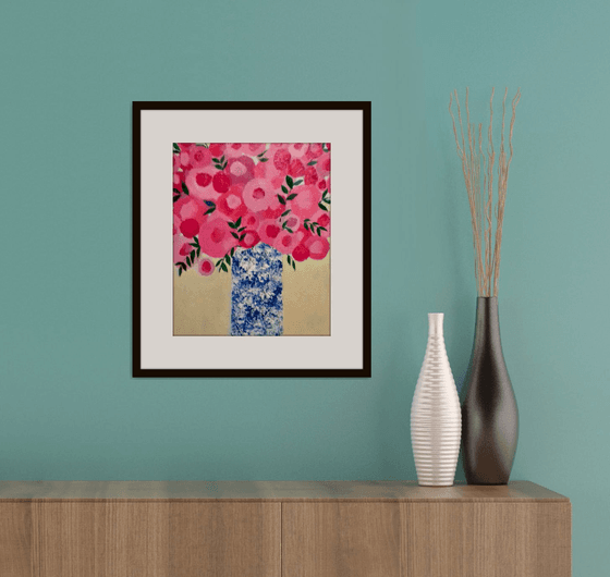 Bouquet in a Chinese Vase