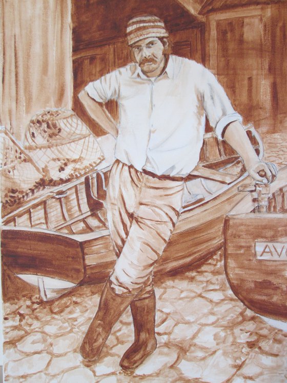 Fisherman Historic Portrait - given to charity auction November 2023