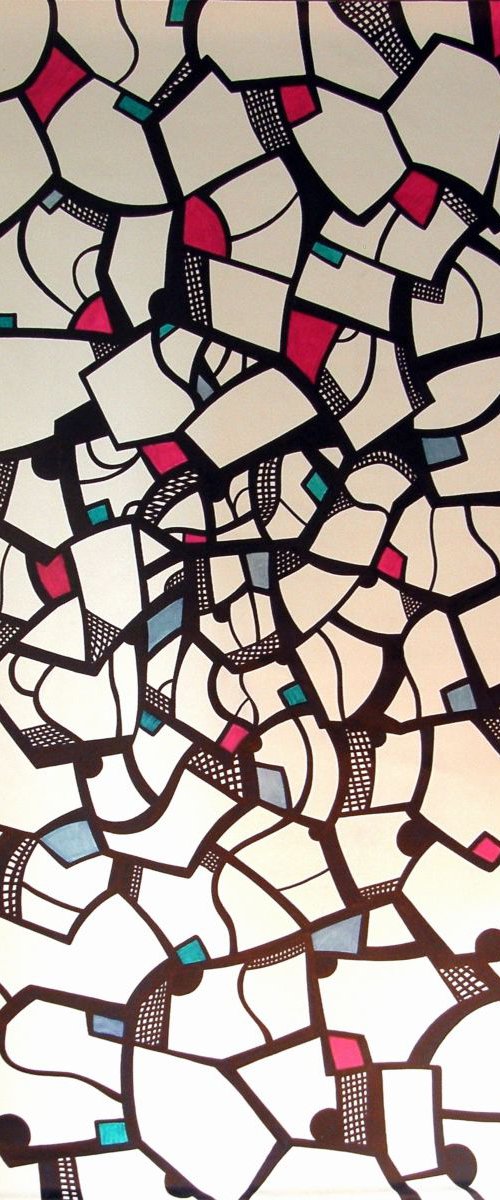 Ride the snake - 164x145x0,1cm by Riccardo Ticco Capparella