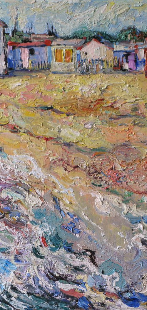 Waves of the Black Sea. by Nikifor Swiristuhin