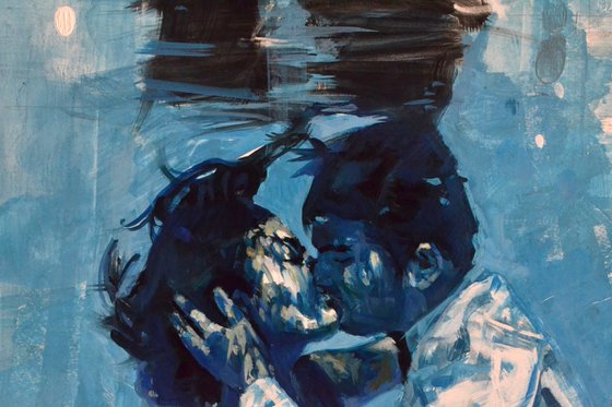 Kissing underwater