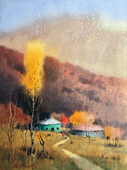 Memory from Autumn Carpathian by Andrii Kovalyk