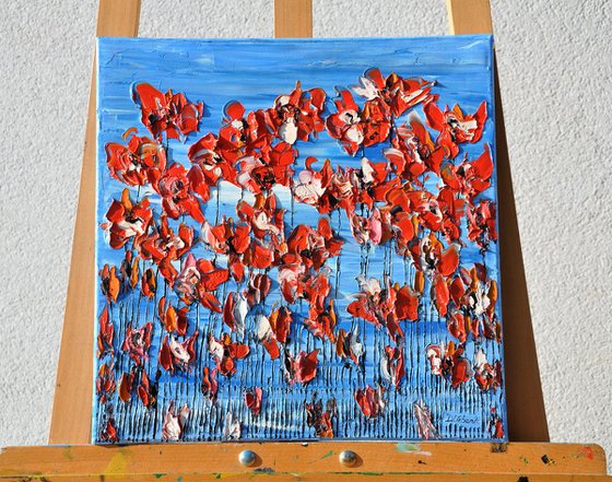 Poppies On Blue Sky 4
