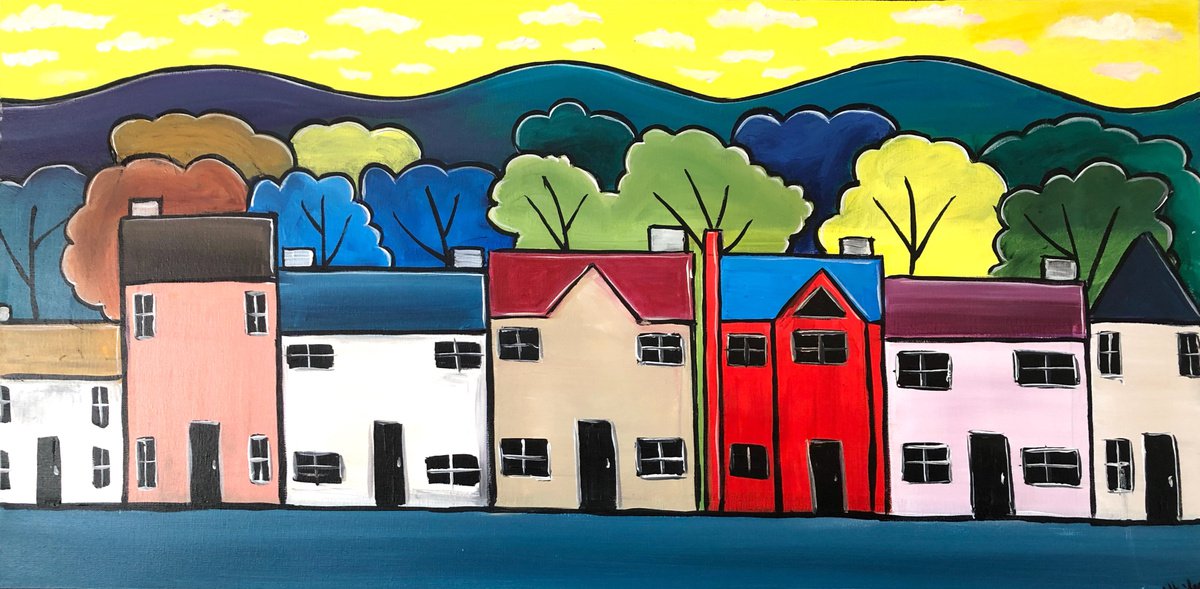 Colourful Houses by Aisha Haider