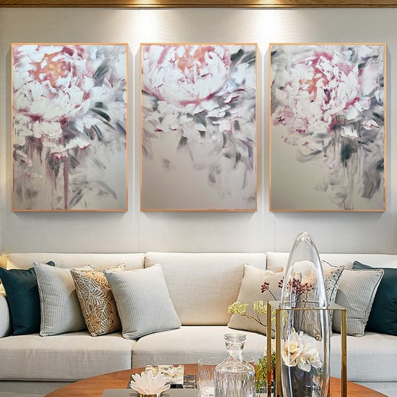 100x240cm. / abstract painting / New life 3 set