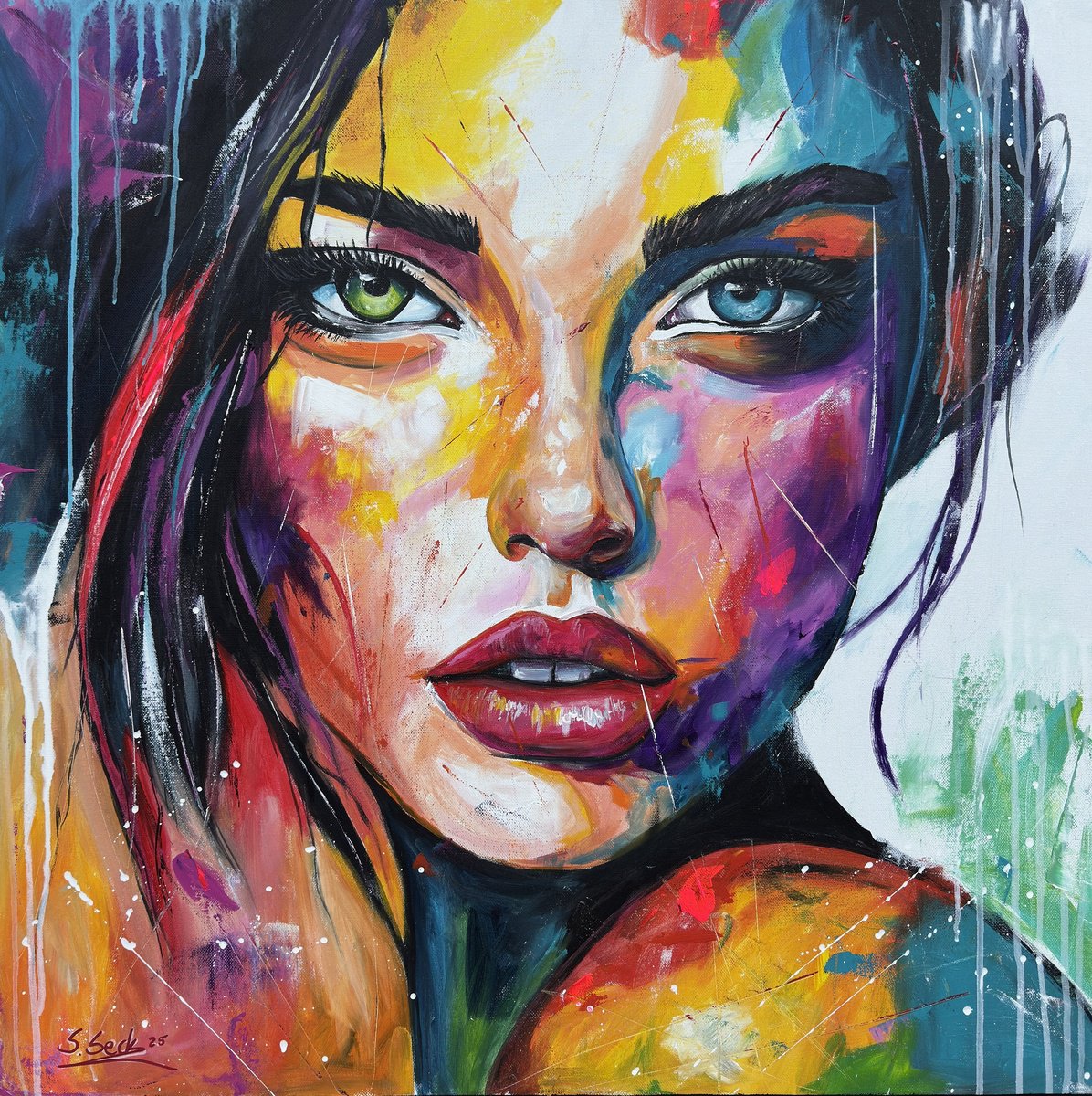 Glow In Your Eyes By Sabrina Seck, 31 X 31, Artwork For Sale On Artfinder
