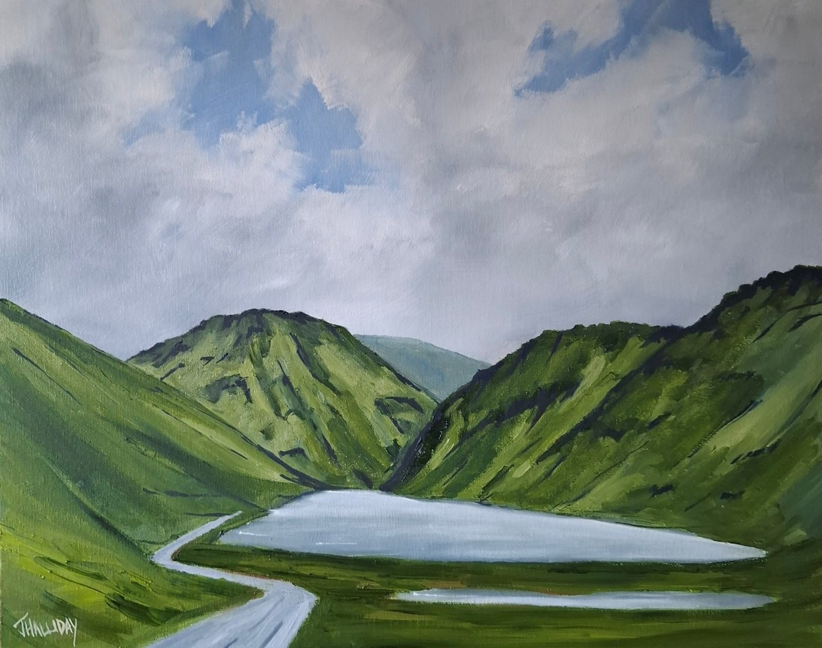 Doolough Valley, Ireland By John Halliday, 20 X 16, Artwork For Sale On Artfinder