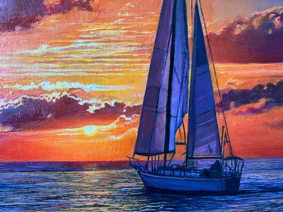 Through the Flames of Sunset