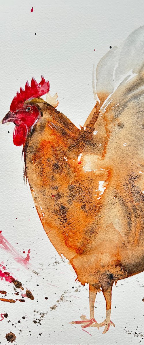 Rooster by Alla Semenova