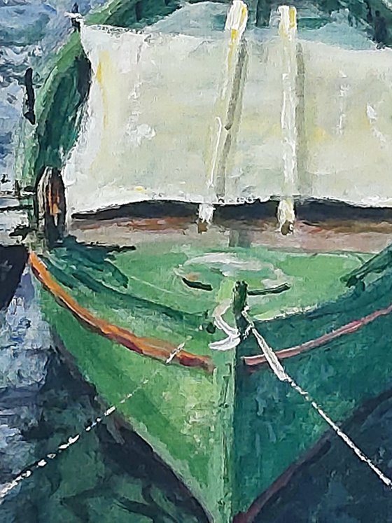 The green boat