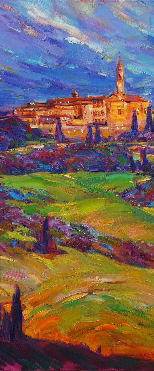 Pienza Val D'orcia. Tuscany by Sergei Chernyakovsky