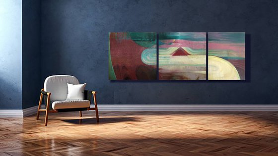 "The road" triptych