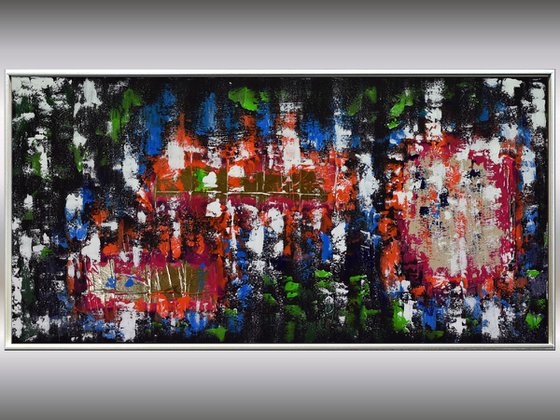 Joyful Play III - Abstract - Acrylic Painting - Framed Painting - Wall Art - Ready to Hang