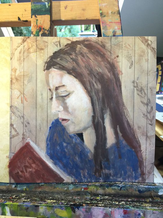 Girl Reading - ...