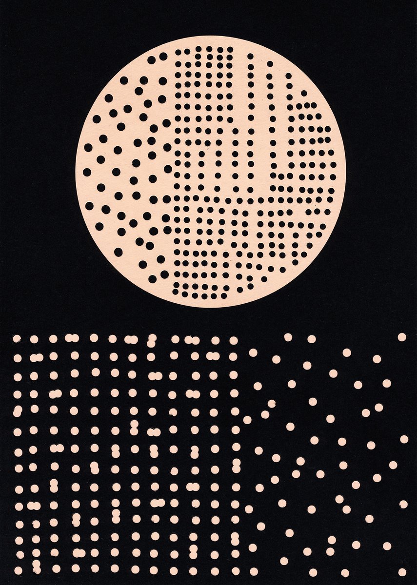 Abstract Collage By Petr Strnad, 11 X 14", Endless Events 14., Original Artwork