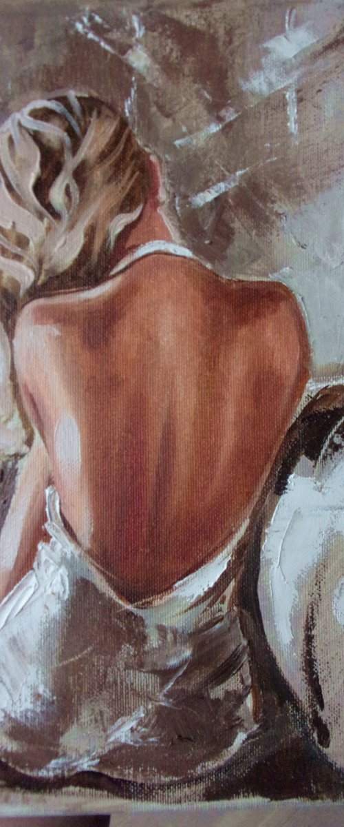 " JUST THINKING ... " by Monika Luniak