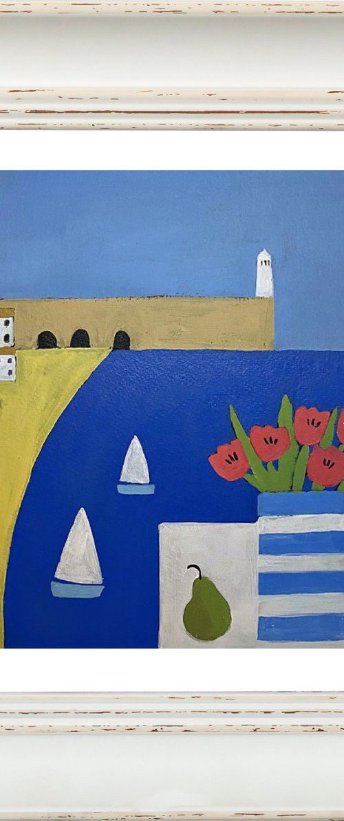 Tulips by the Harbour by Jan Rippingham