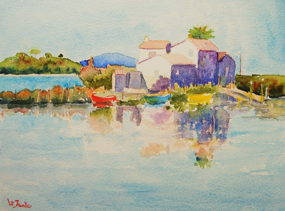 Waterside houses by Jean-Noel Le Junter