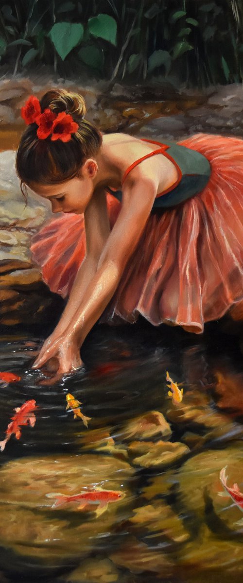 At the forest river by Serghei Ghetiu
