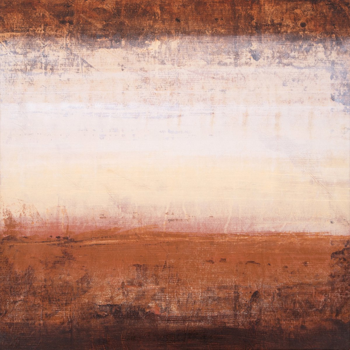 Abstract Acrylic Painting By Rokas Berziunas, 47 X 47", No. 22-07 (120 X 120 Cm), Original Artwork